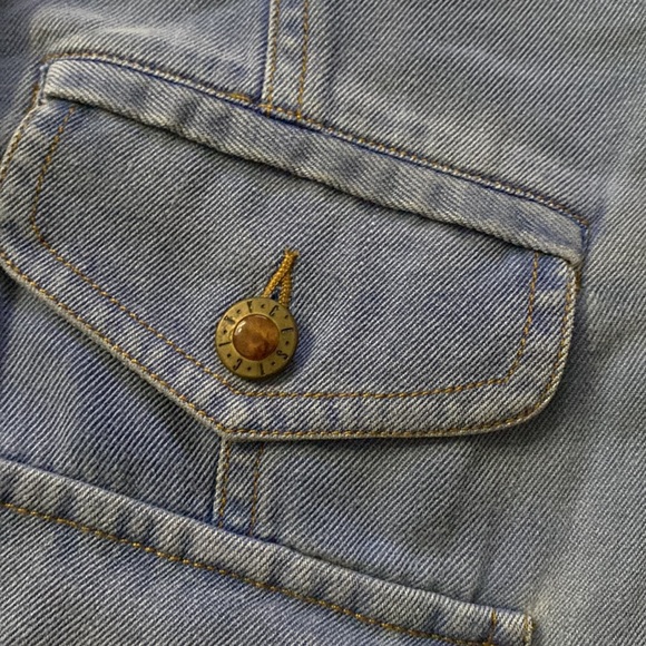 C’EST CiTY, Silk Vest, Denim Color - Picture 5 of 14